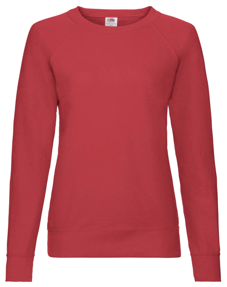 Fruit of the Loom Ladies Lightweight Raglan Sweat