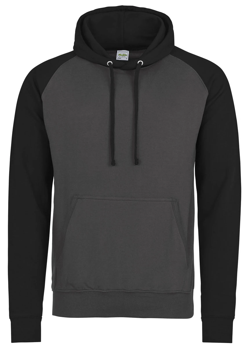 Just Hoods Baseball Hoodie