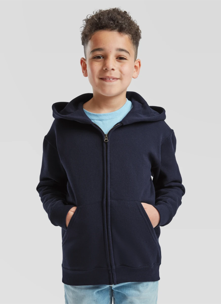 Fruit of the Loom Kids Classic Hooded Sweat Jacket