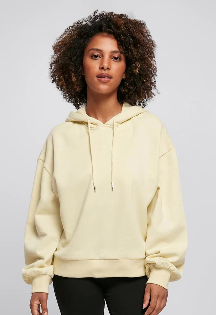 Build Your Brand Ladies Organic Oversized Hoodie