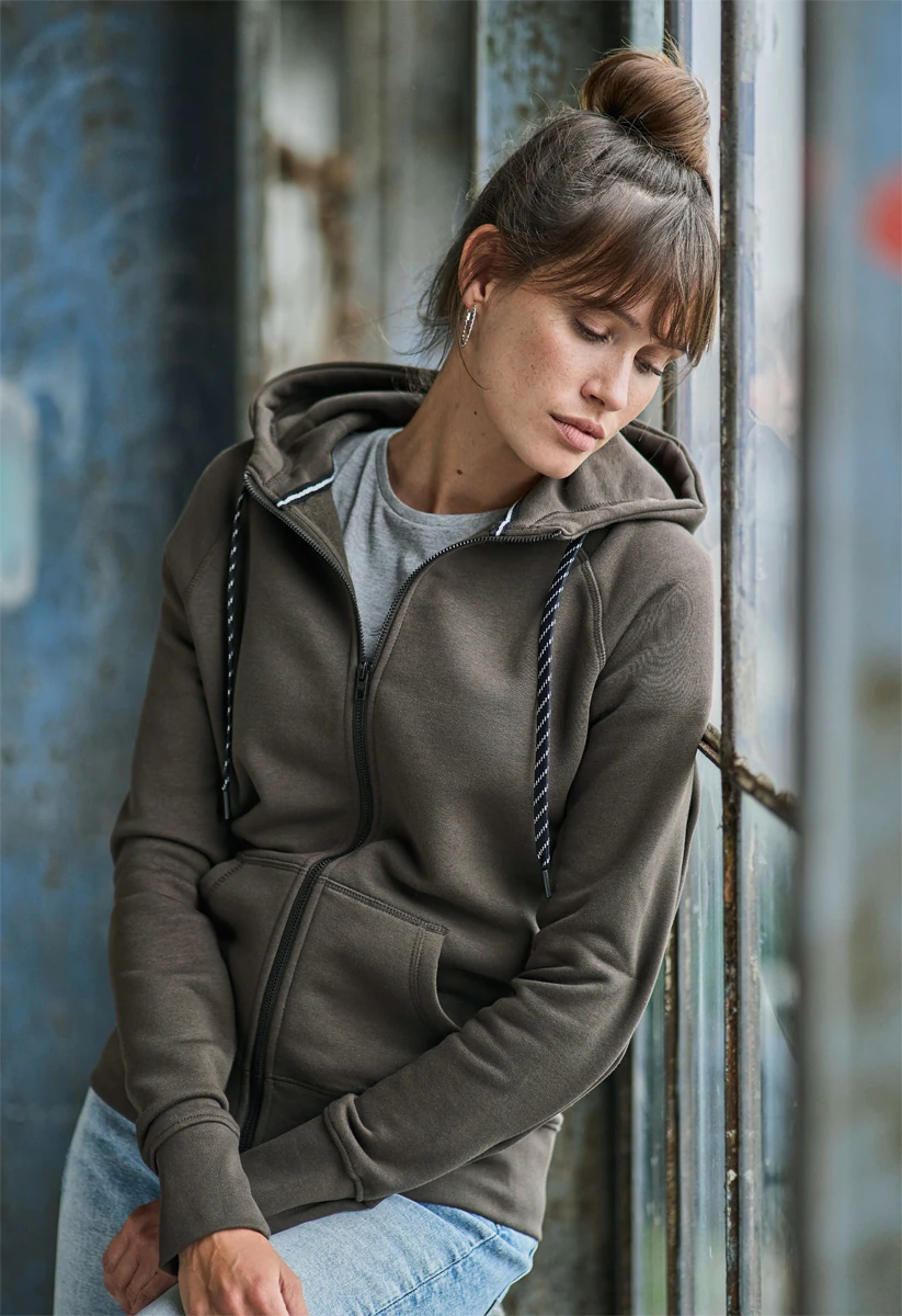 Tee Jays Womens Fashion Full Zip Hood