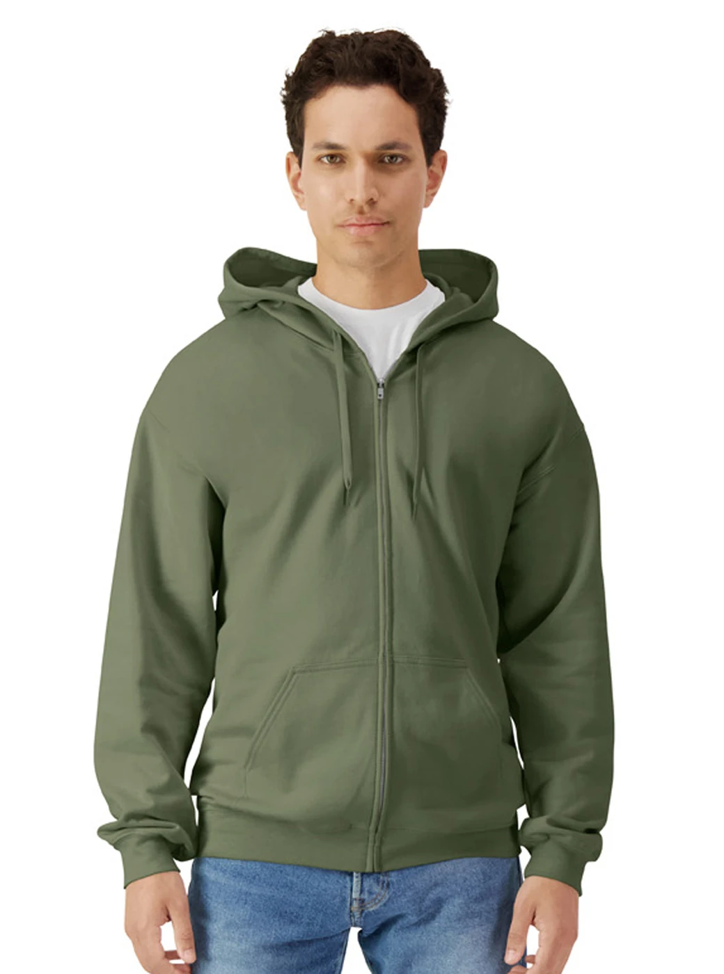 Gildan Softstyle Midweight Fleece Full Zip Hooded Sweatshirt