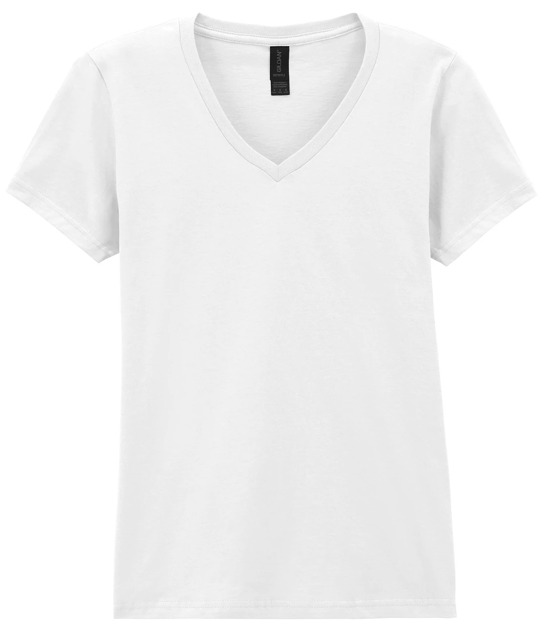 Gildan Womens Softstyle V-Neck T-Shirt