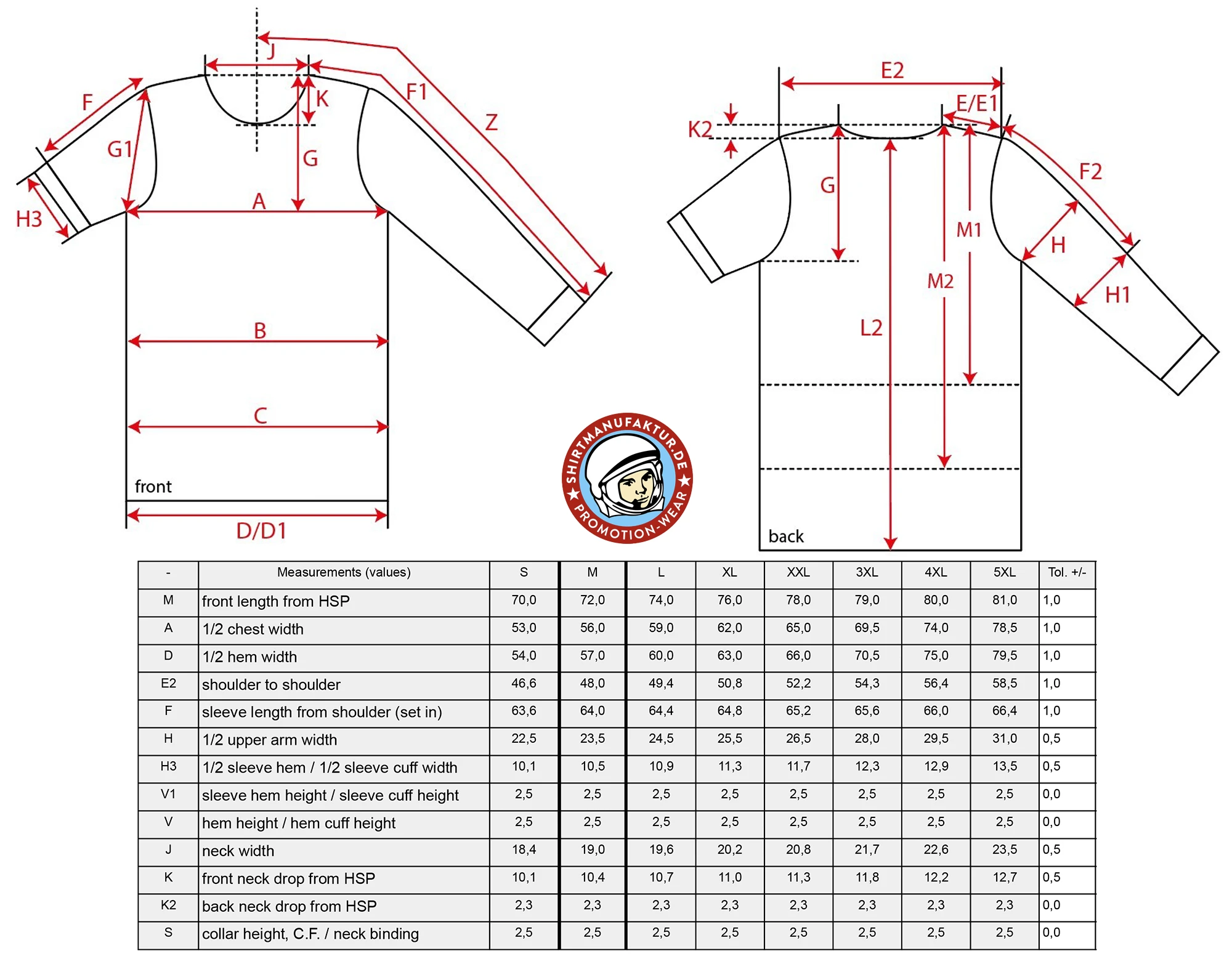 Build Your Brand Sorona Loose Longsleeve
