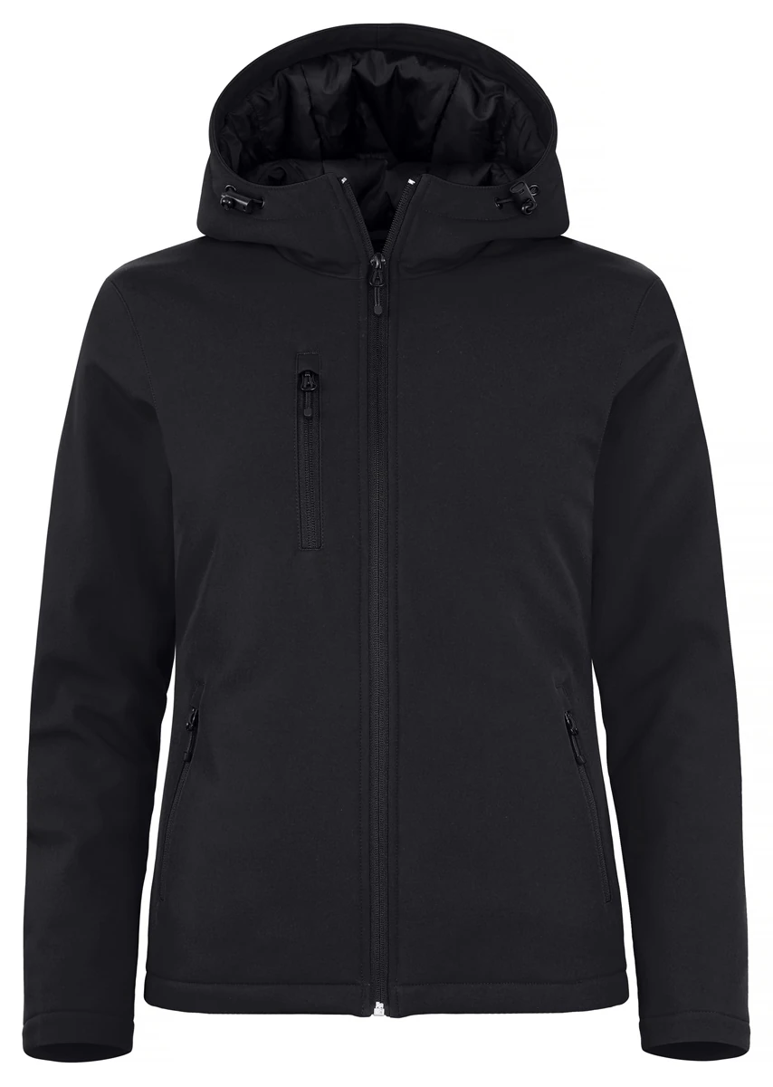 Clique Womens Padded Softshell Hooded Jacket