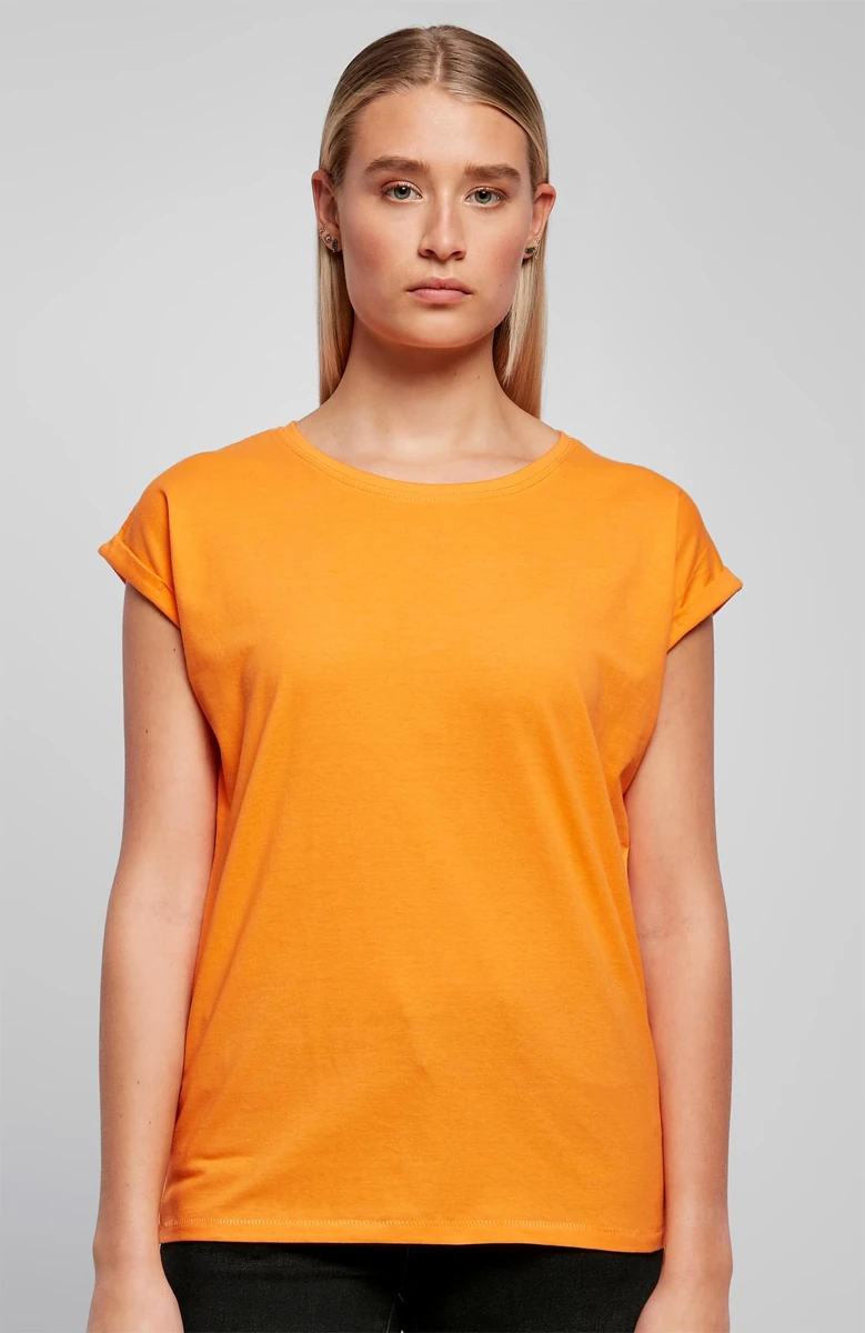 Build Your Brand Ladies Extended Shoulder Tee
