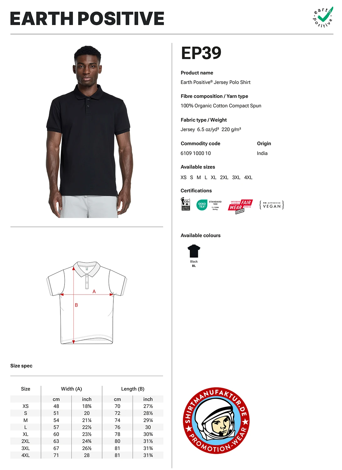 Earth Positive Piqué Polo-Shirt