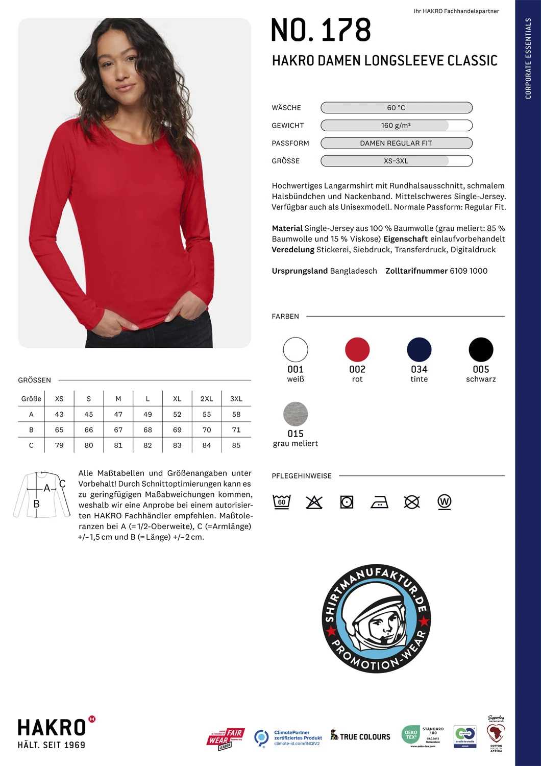 Hakro Ladies Longsleeve Classic