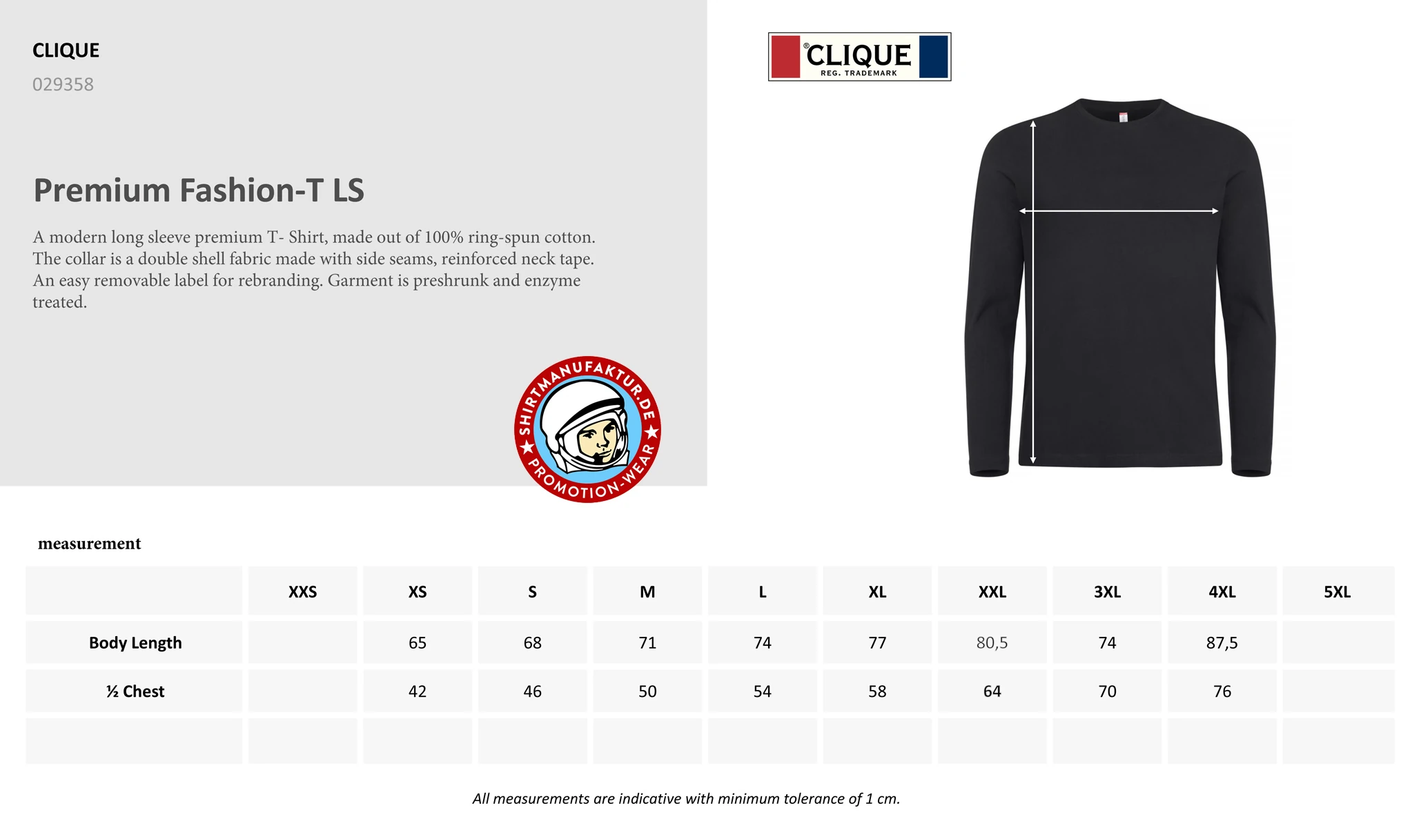 Clique Premium Fashion Longsleeve