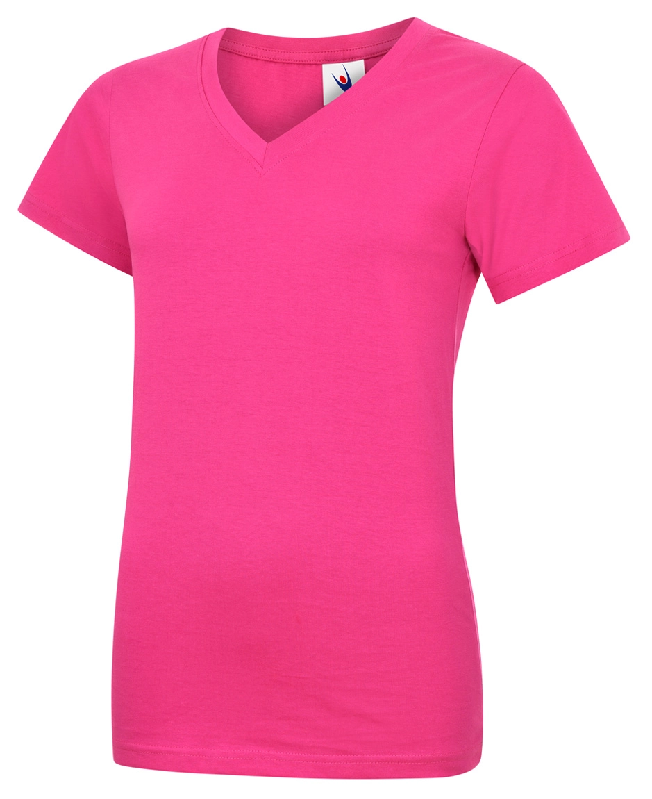 Uneek Ladies Classic V-Neck T-Shirt