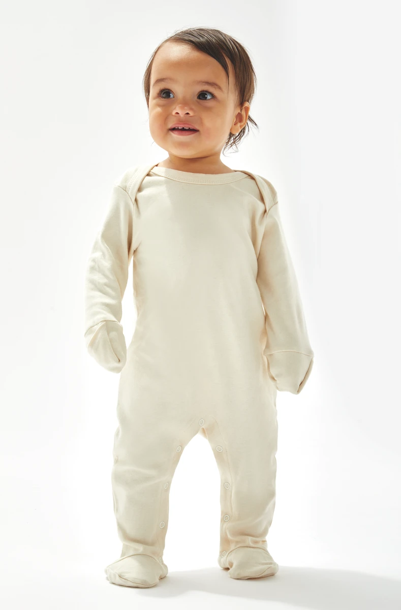 Babybugz Baby Sleepsuit with Scratch Mitts