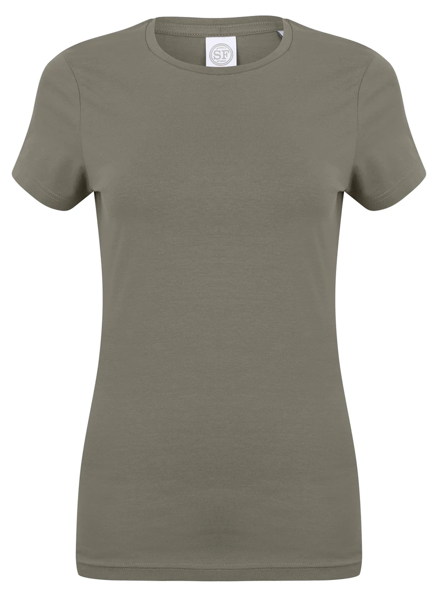 SkinniFit Womens Feel Good Stretch T