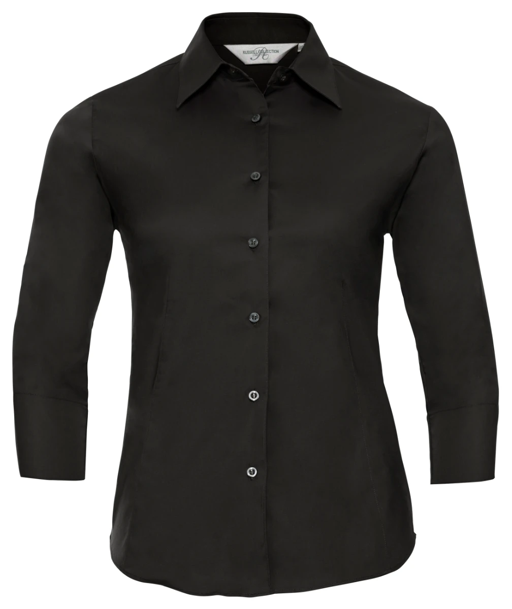 Russell Ladies 3/4 Sleeve Fitted Blouse