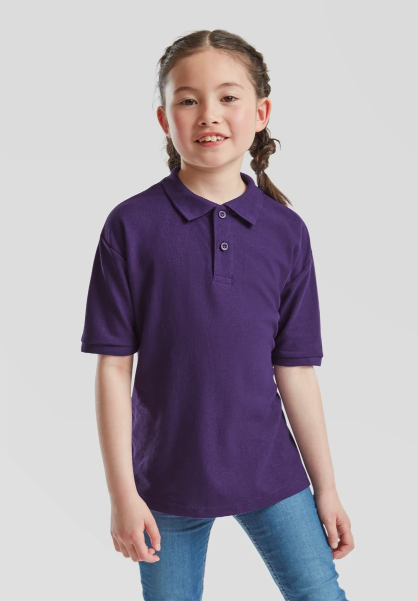 Fruit of the Loom Kids 65/35 Polo