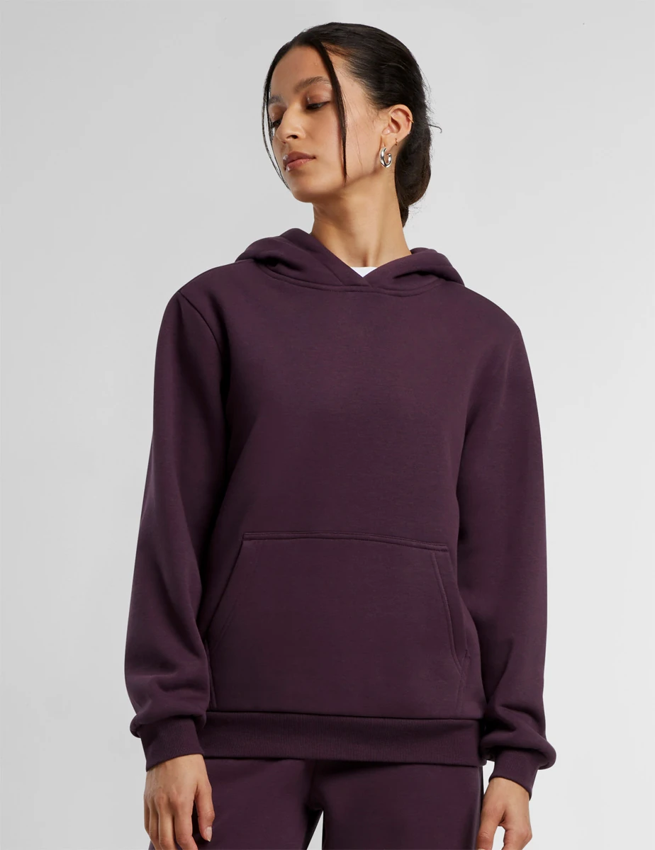 Build Your Brand Ladies Fluffy Hoody