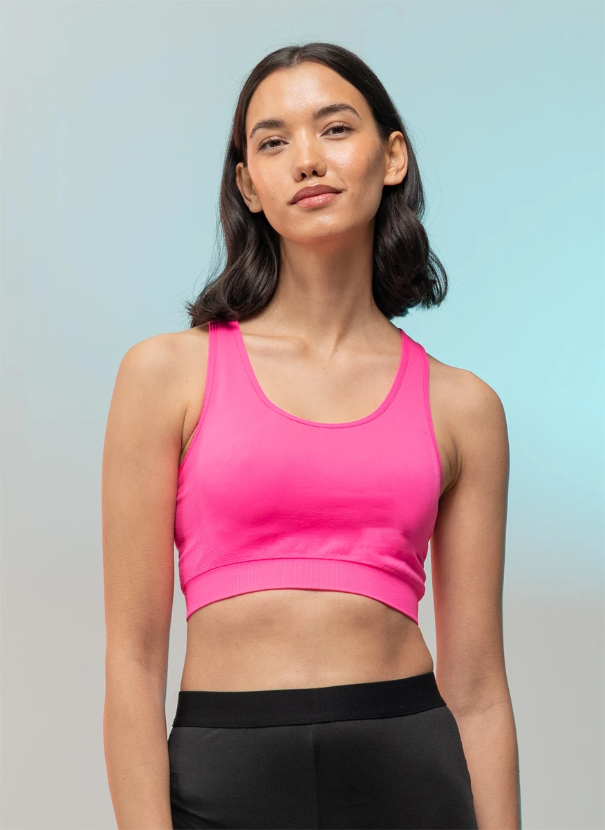 SkinniFit Womens Work Out Cropped Top
