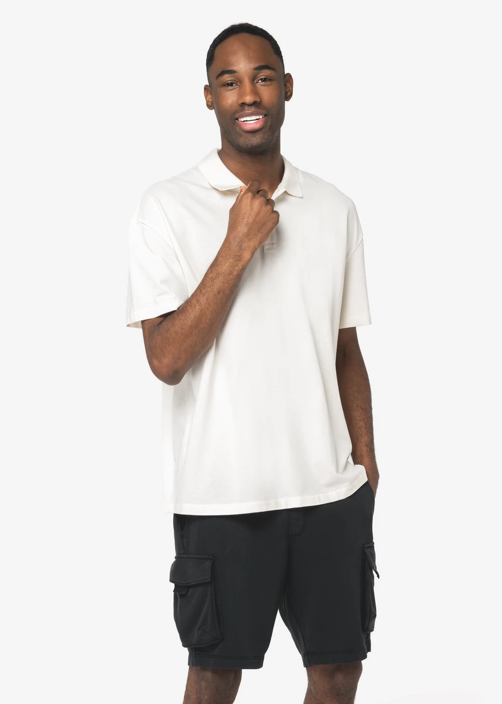 Native Spirit Mens Dropped Shoulder Piqué Polo