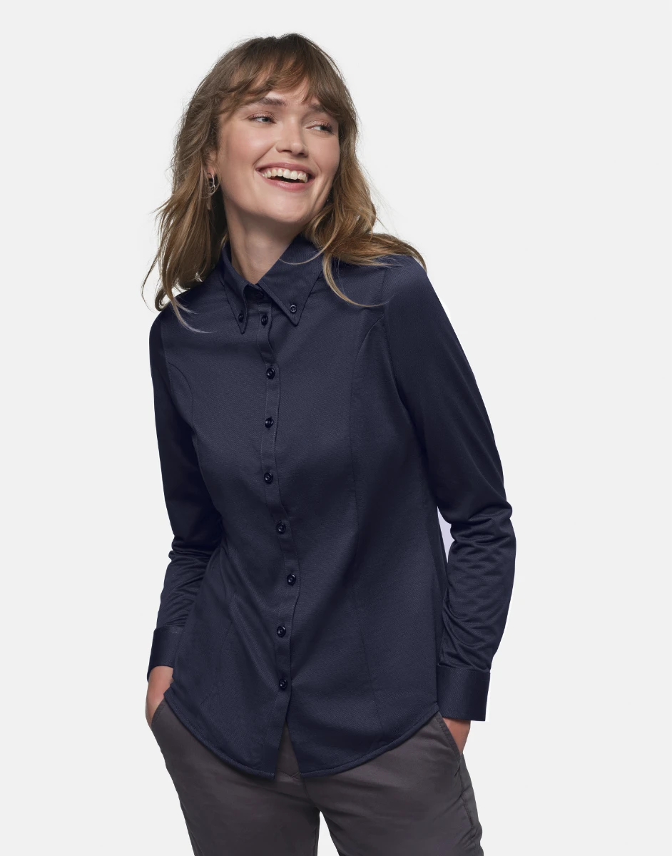 Hakro Ladies Blouse Natural Stretch 