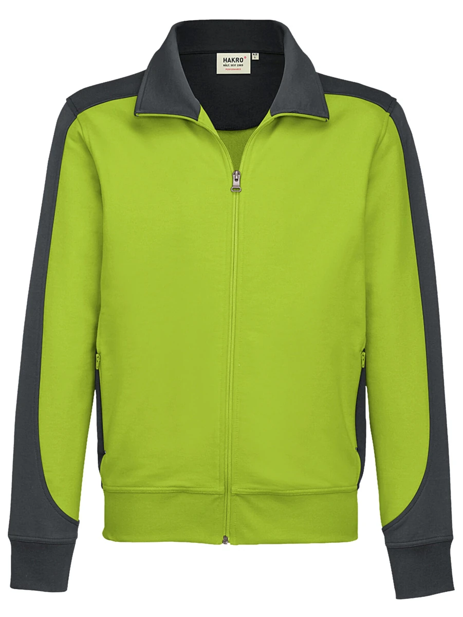 Hakro Sweatjacke Contrast Mikralinar 