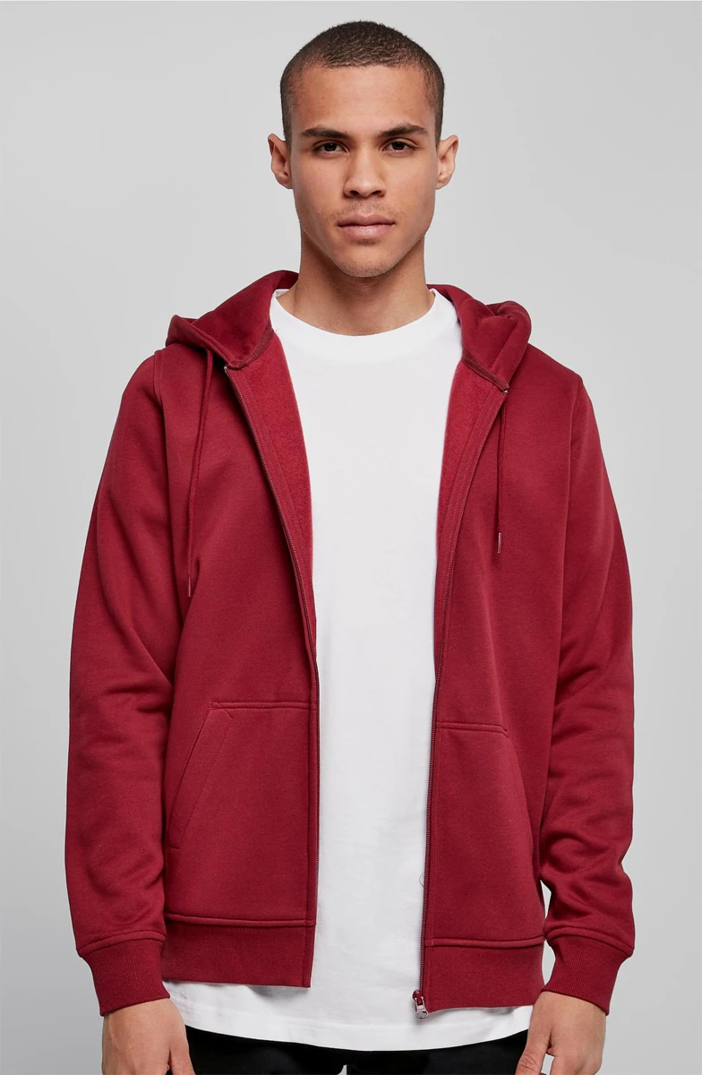 Build Your Brand Heavy Zip Hoody