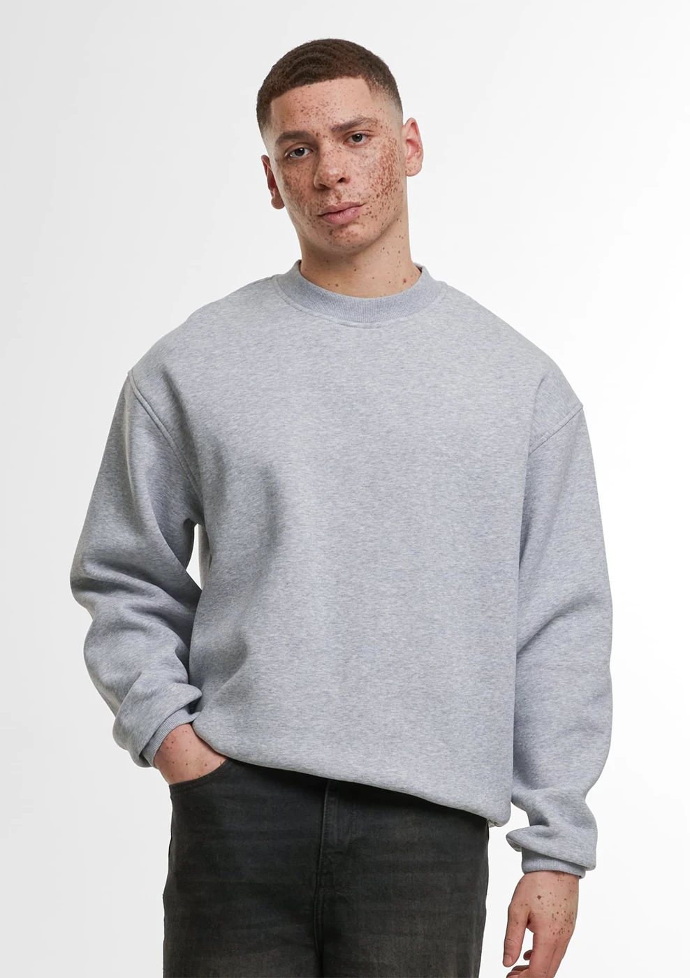 Build Your Brand Loose Fit Sweatshirt