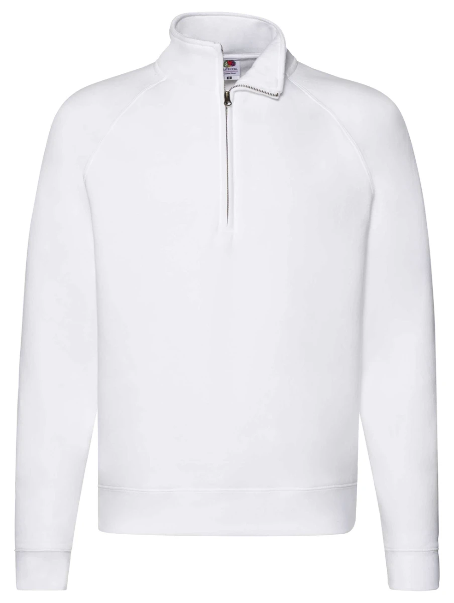 Fruit of the Loom Premium Zip Neck Raglan Sweat