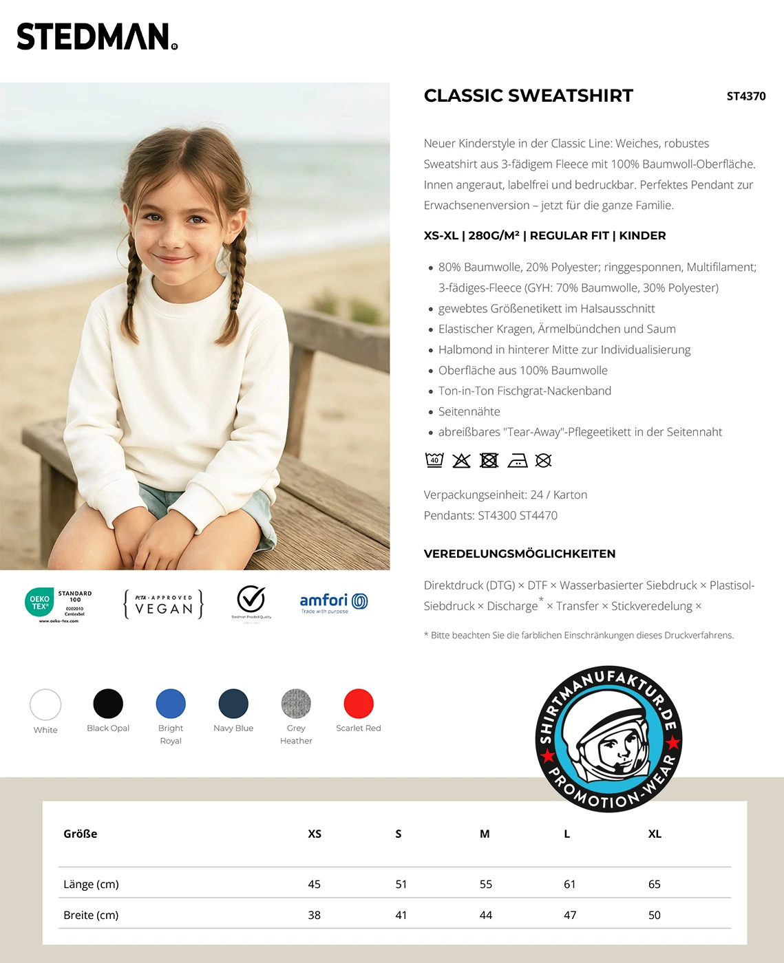 Stedman Kids Classic Sweatshirt