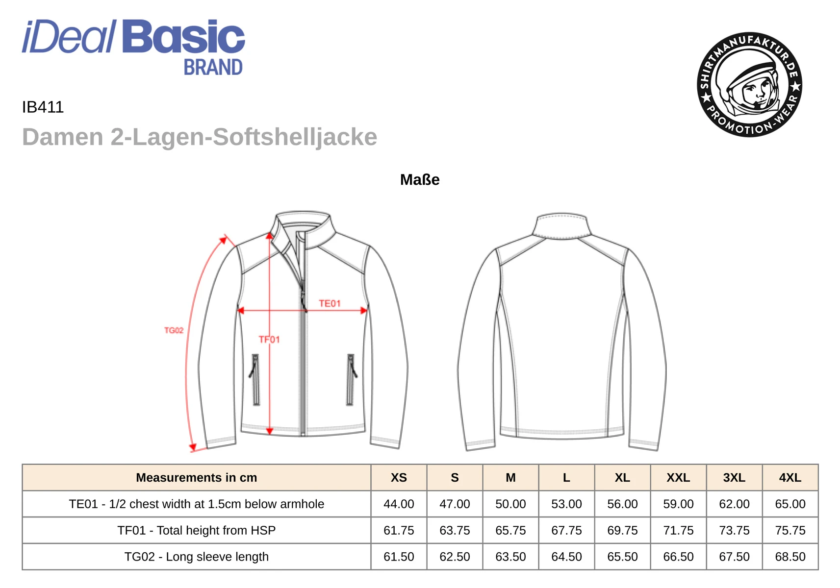 Ideal Basic Ladies Softshell Jacket