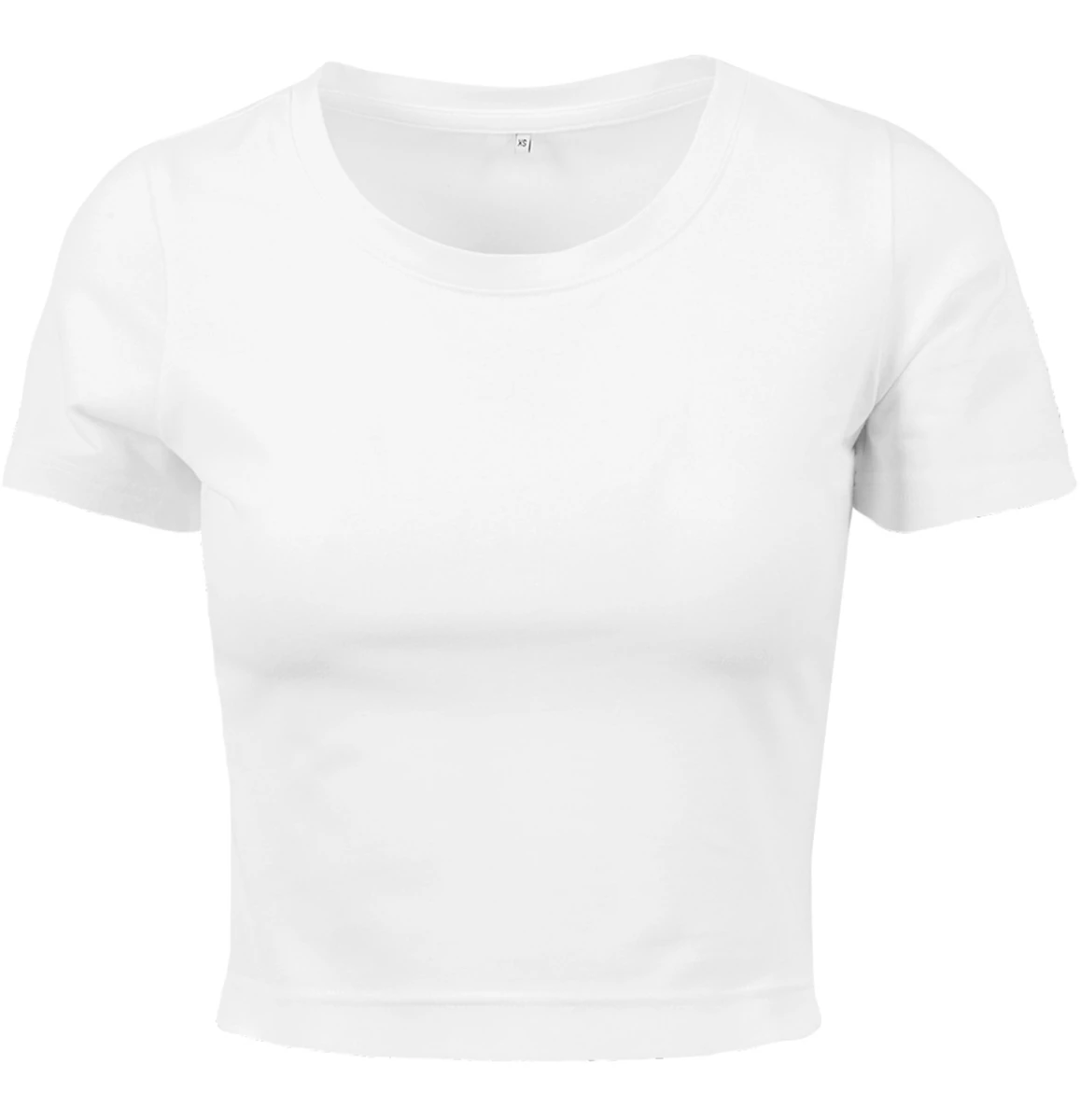 Build Your Brand Ladies Cropped Tee
