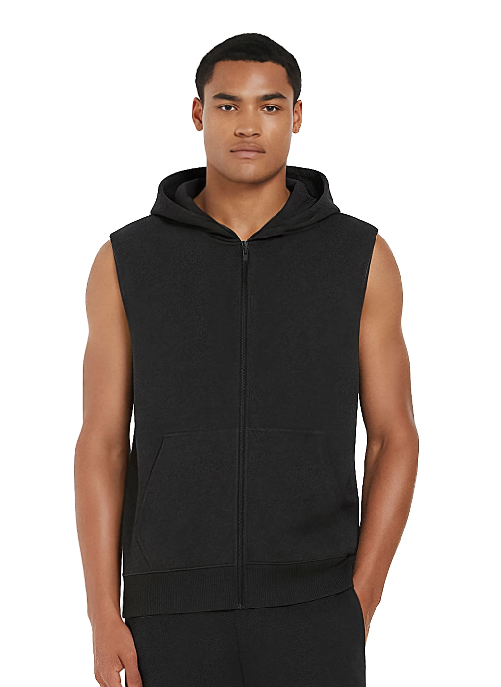 Earth Positive Sleeveless Full Zip Hoodie