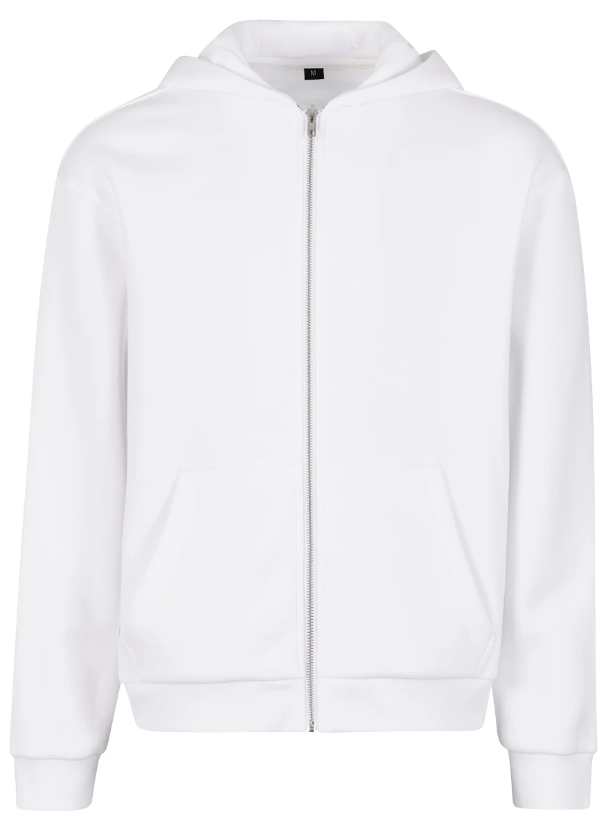 Build Your Brand Fluffy Zip Hoody