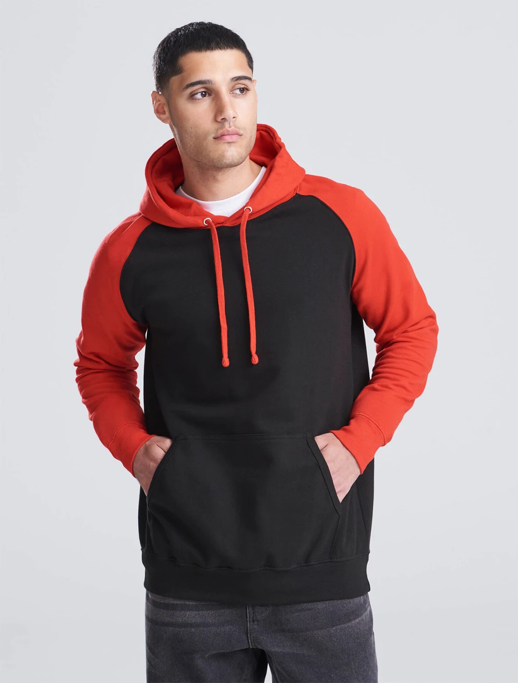 Just Hoods Baseball Hoodie Just Hoods Baseball Hoodie