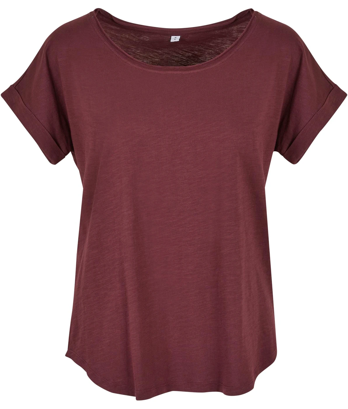 Build Your Brand Ladies Long Slub Tee