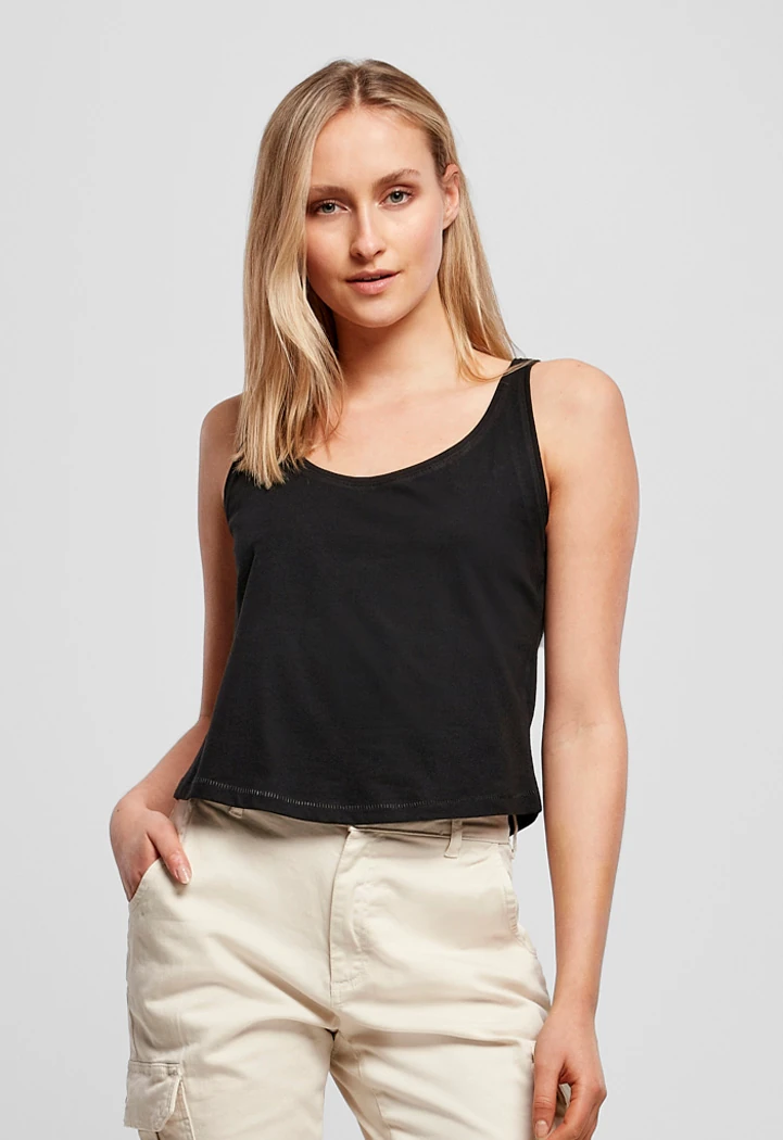 Build Your Brand Ladies Oversized Tanktop