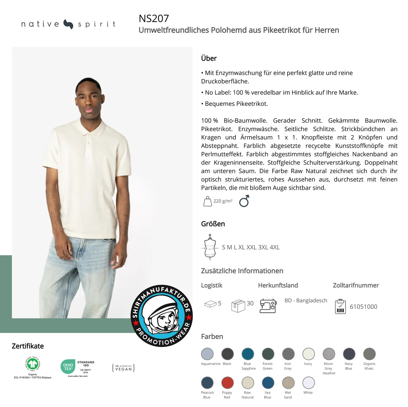 Native Spirit Piqué Polo