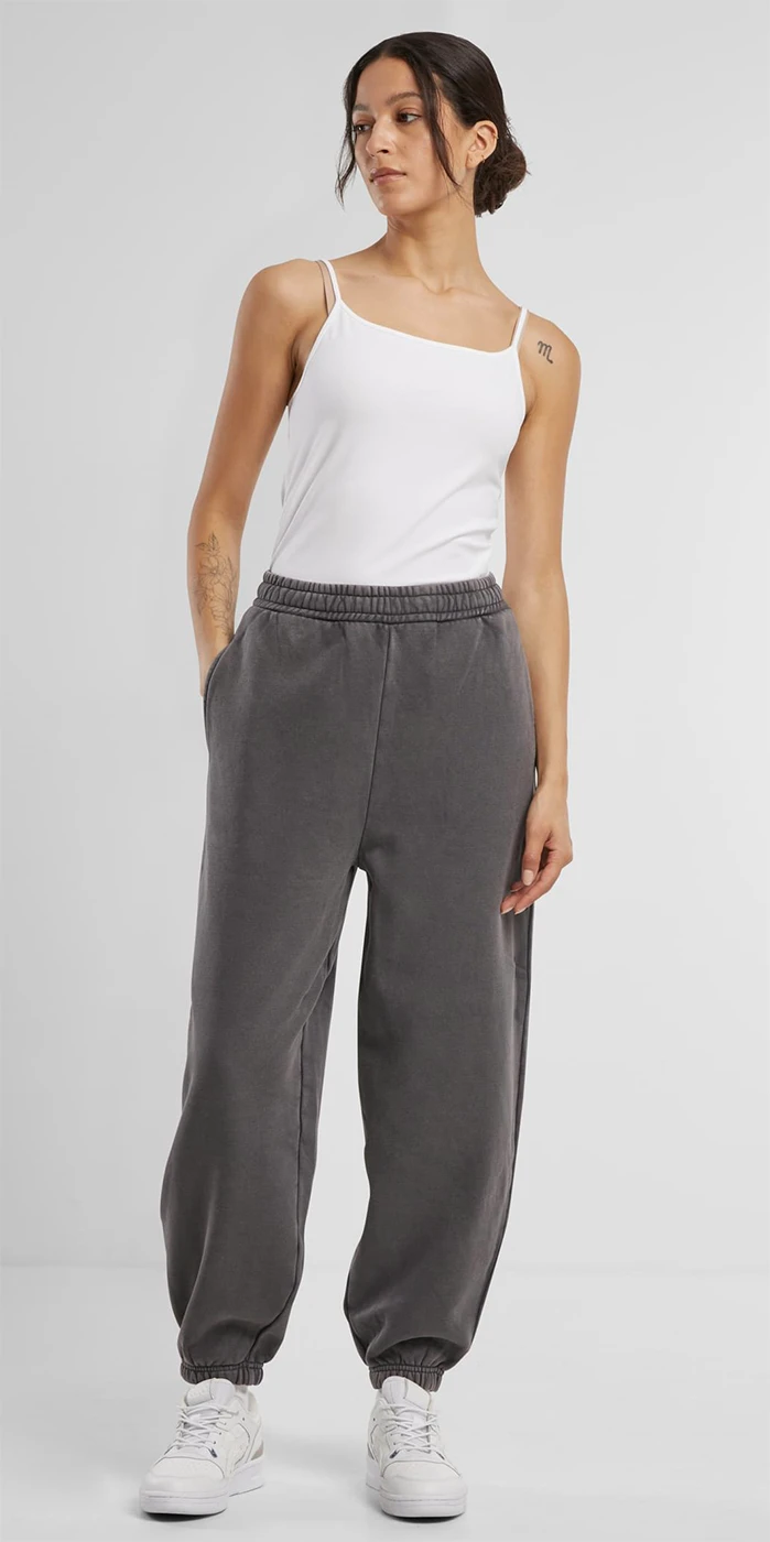 Build Your Brand Ladies Vintage Heavy Sweatpants