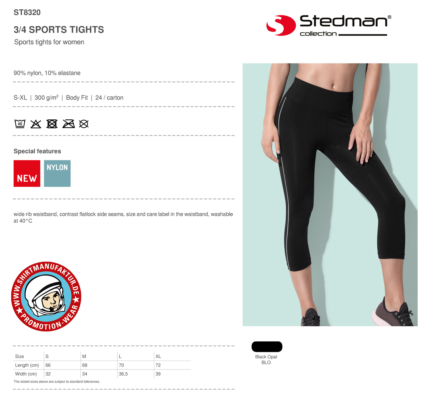 Stedman Women 3/4 Sports Tights 