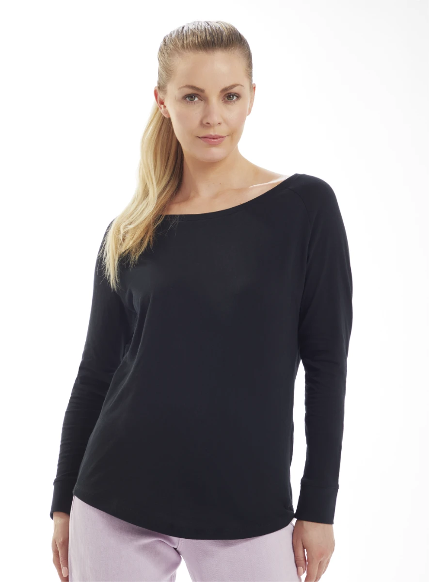 Mantis Womens Loose Fit Long Sleeve T