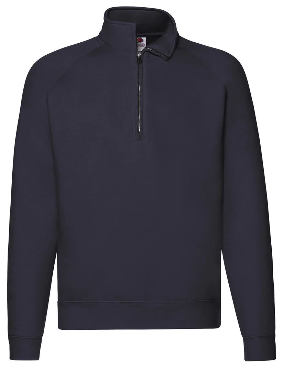 Fruit of the Loom Classic Zip Neck Sweat