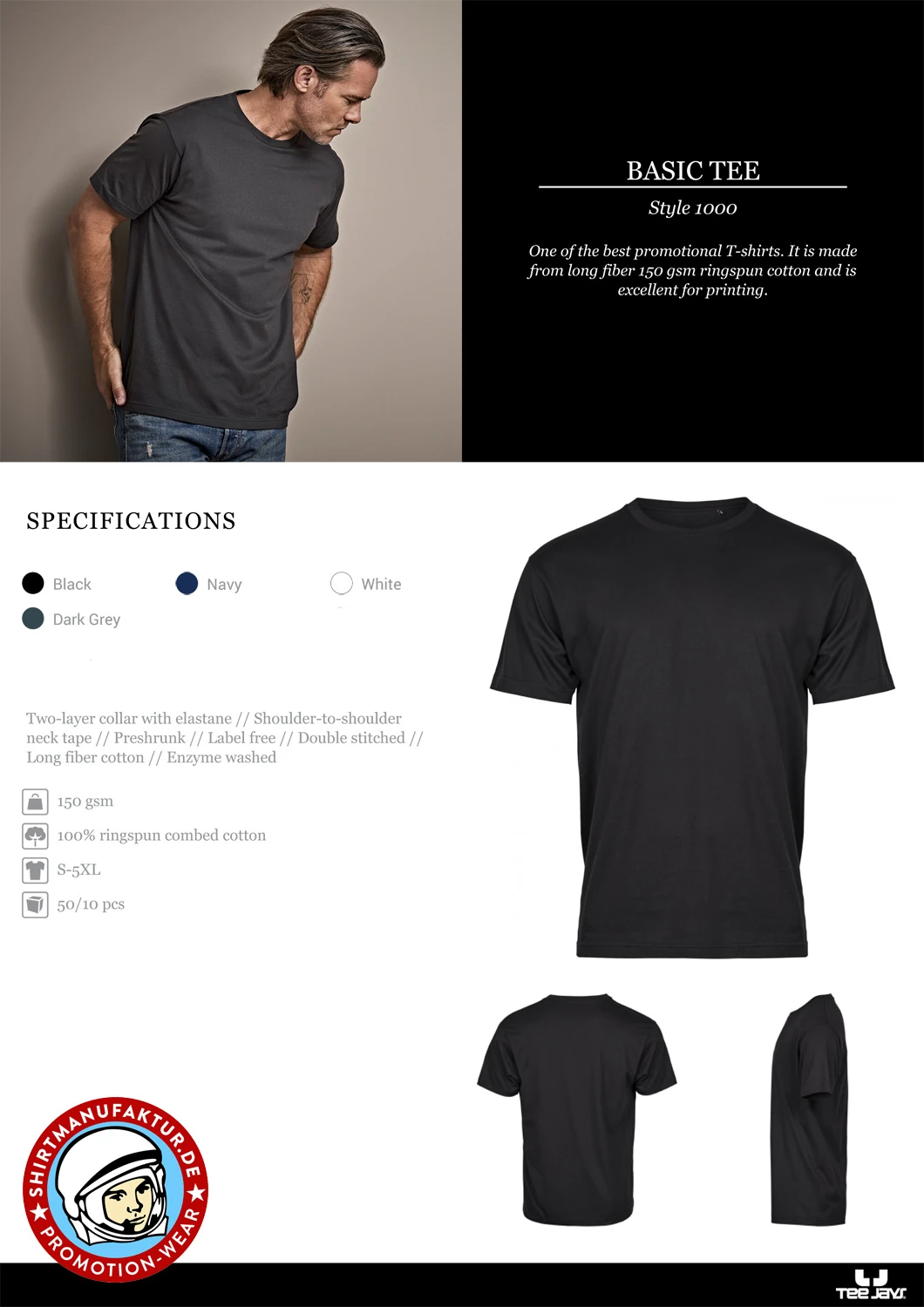 Tee Jays Basic Tee