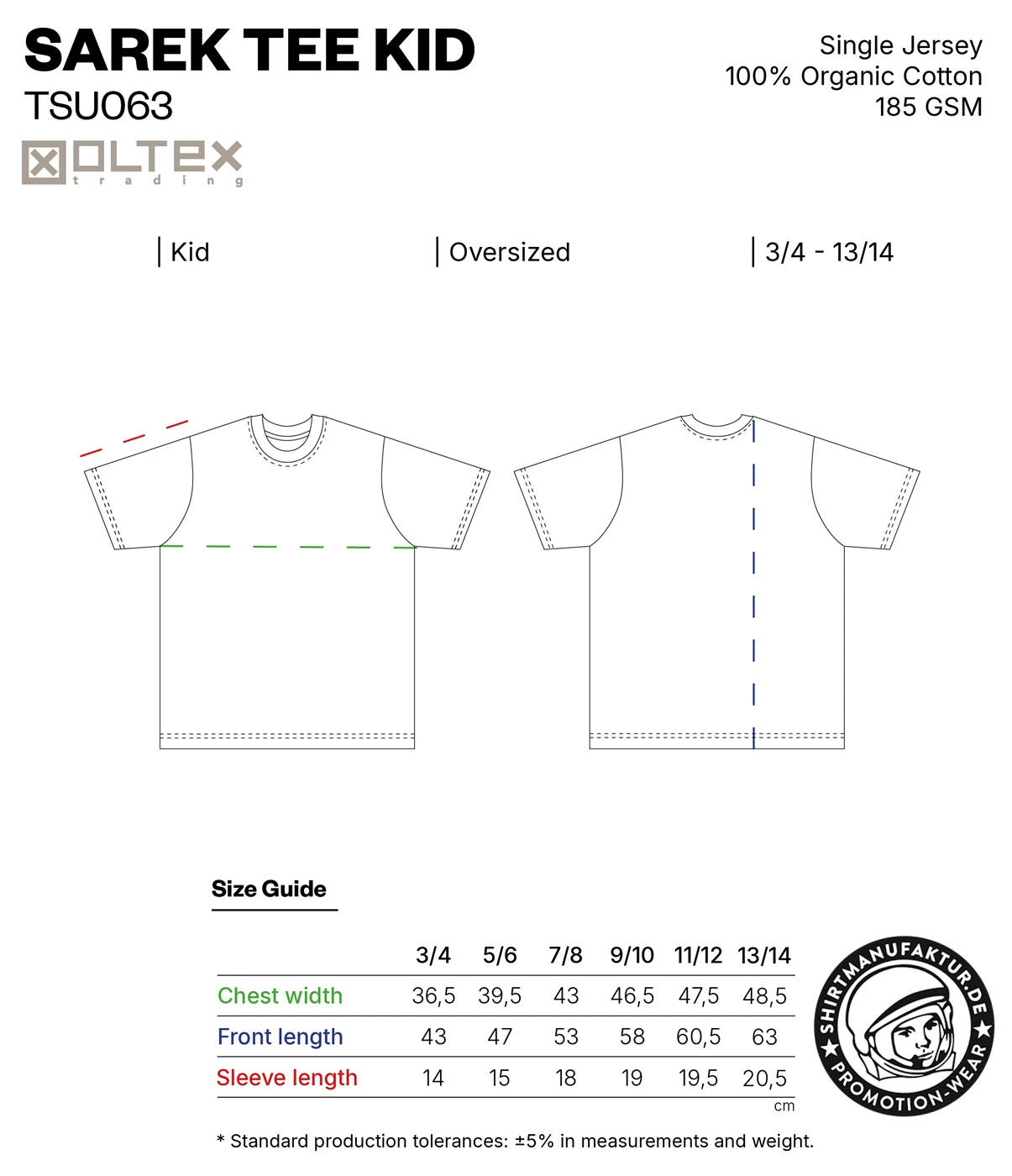 Oltex Sarek Kids Tee