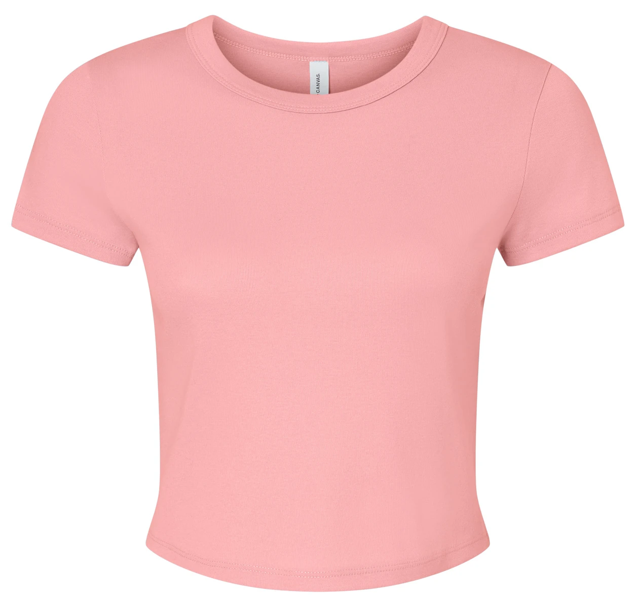 Bella Womens Micro Rib Baby Tee