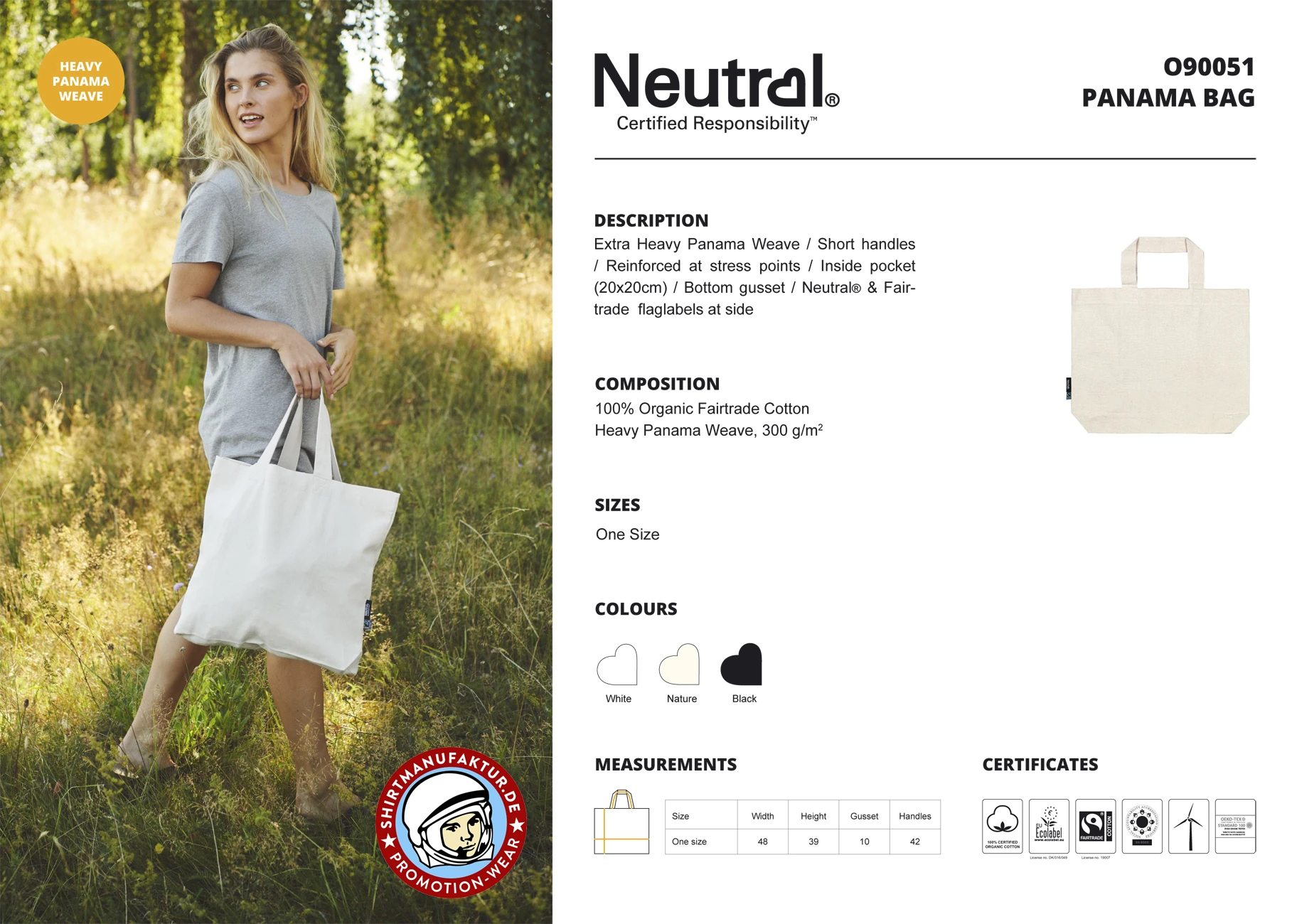 Neutral Panama Bag