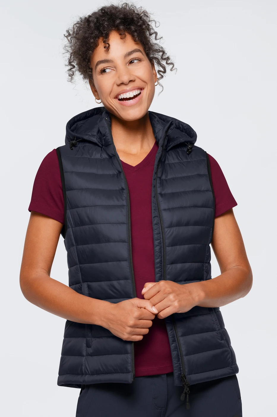 Hakro Ladies Hooded Loft-Vest