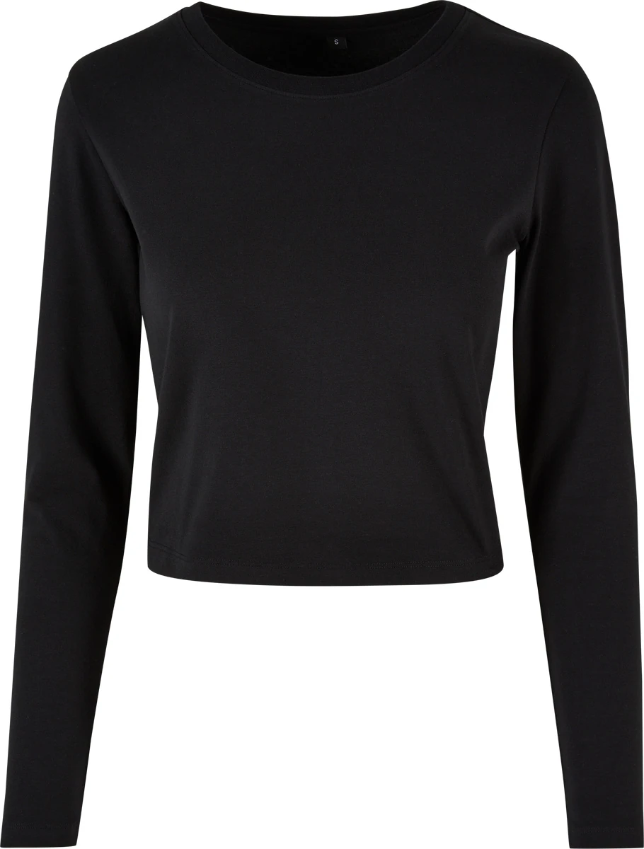 Build Your Brand Ladies Short Longsleeve Tee