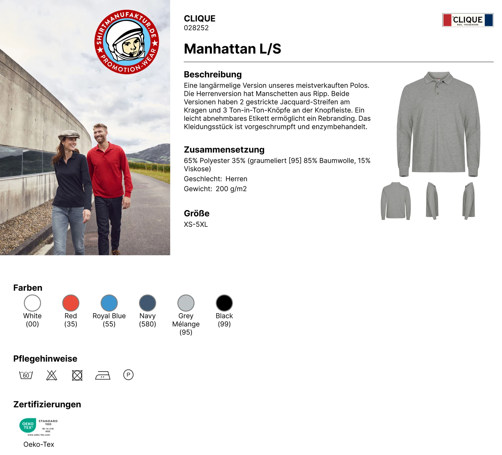 Clique Manhattan Longsleeve