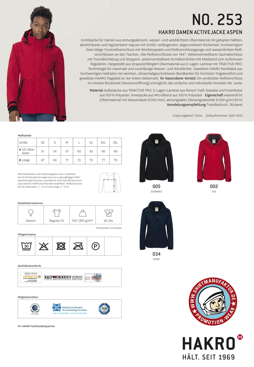 Hakro Ladies 3-in-1 Active Jacket