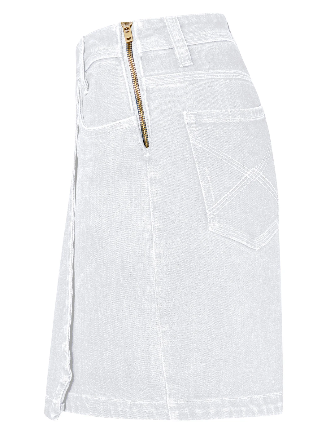 Hakro Ladies 5-Pocket-Jeansskort X-Stretch Eco Hakro Ladies 5-Pocket-Jeansskort X-Stretch Eco