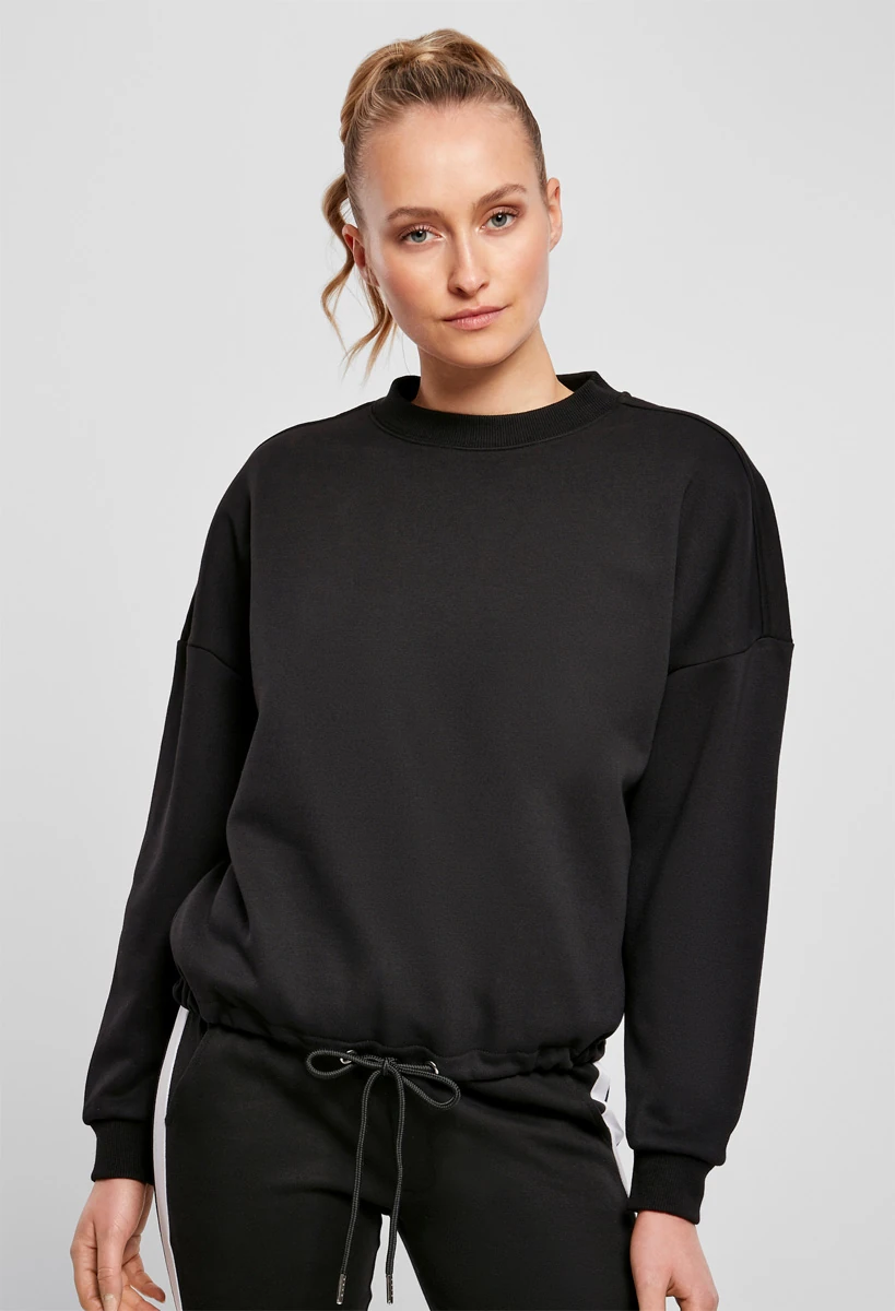 Build Your Brand Ladies Oversize Crewneck