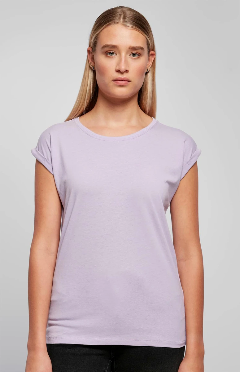 Build Your Brand Ladies Extended Shoulder Tee